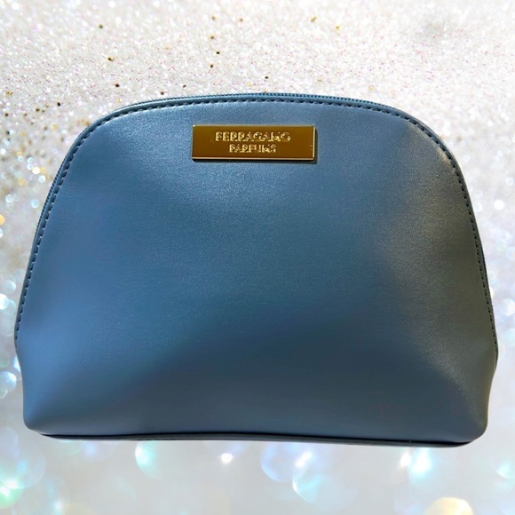 Ferragamo Travel Pouch for Turkish Airlines, Blue - Picture 1 of 10